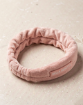 The Ritual Headband — blush terry spa headband